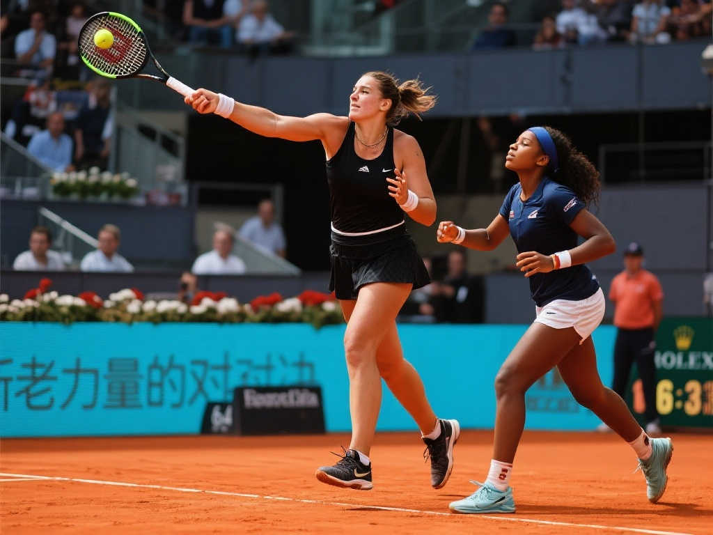 萨巴伦卡横扫高芙，马德里站夺冠成就三冠王+生涯第20冠！