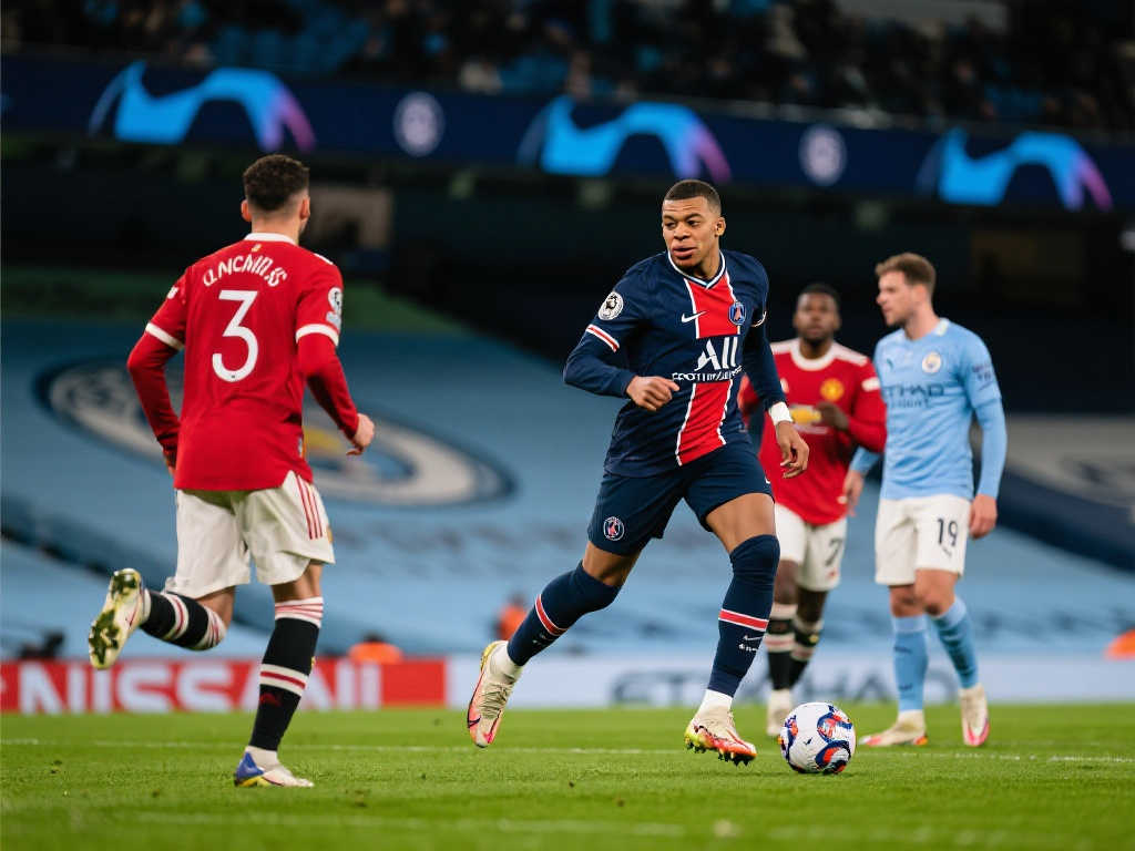 【早报】曼城狂胜众神归来，姆巴佩双响，曼联失足！